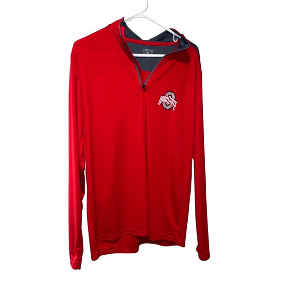 Ohio State Men’s Medium 1/4 Zip Pullover - Picture 1 of 3
